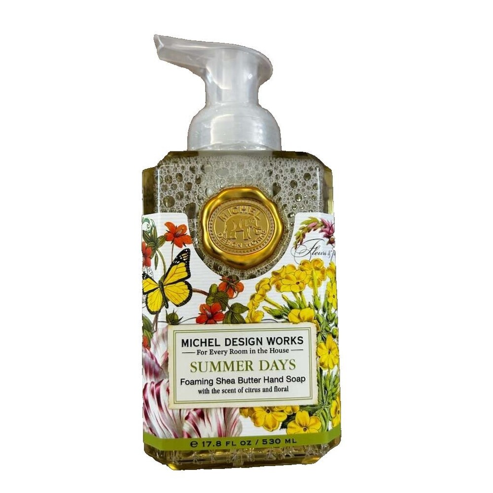 Michel Design Works Foaming Shea Butter Hand Soap 17.8 Oz. - Summer Days New